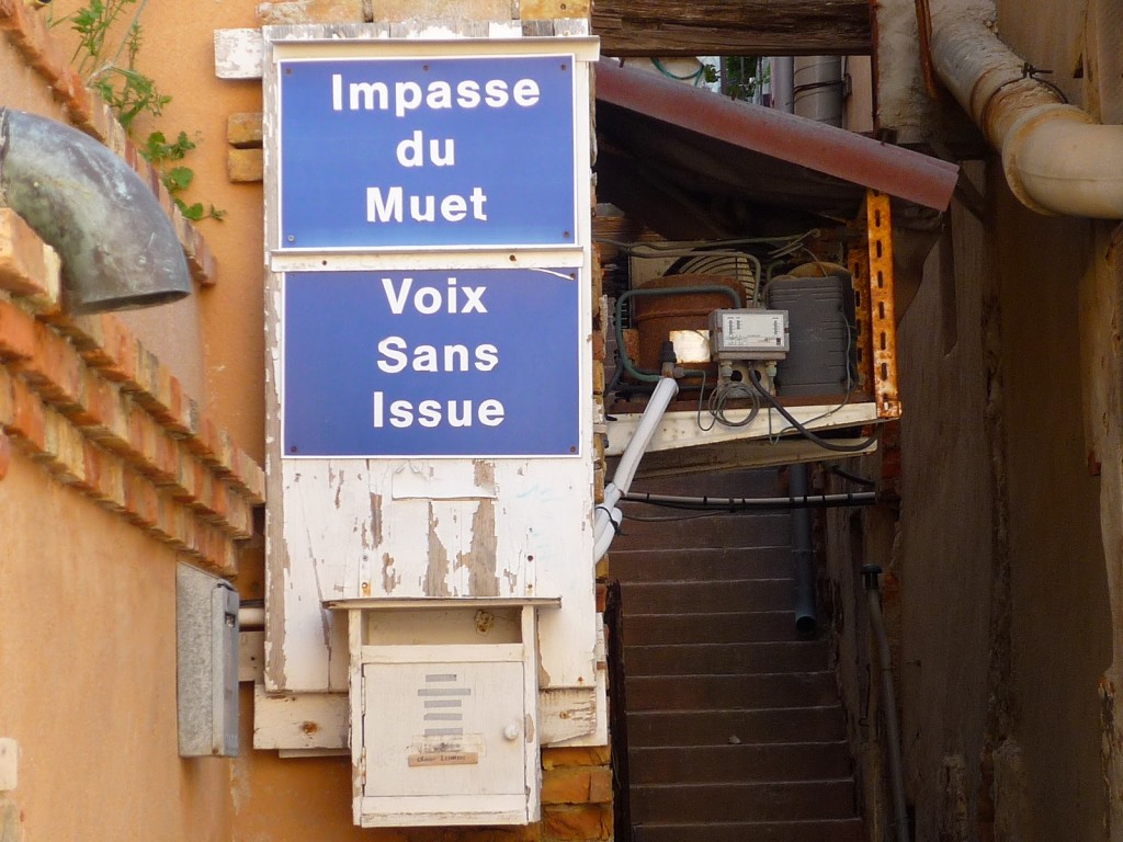 impasse des muets sans paroles