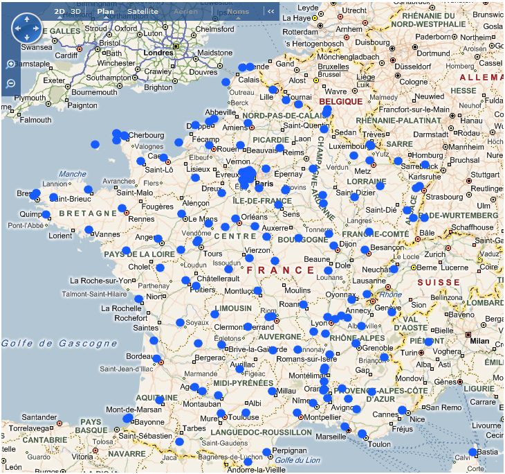 Suivi radioactivité en France