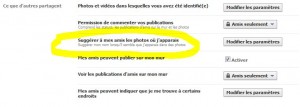 Suggérer à mes amis les photos où j’apparais