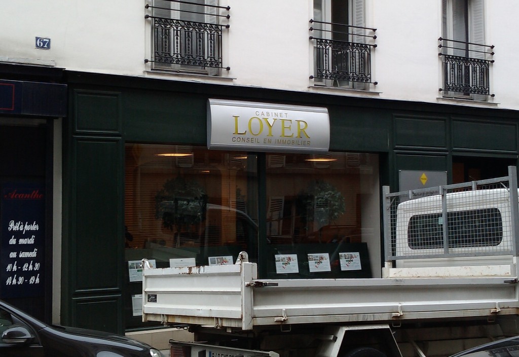 loyer agent immobilier