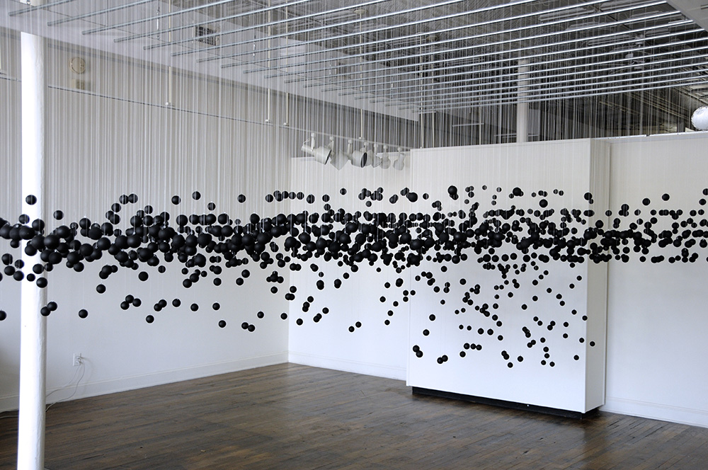 Michael Murphy Damage 2013 ping pong balls oeuvre