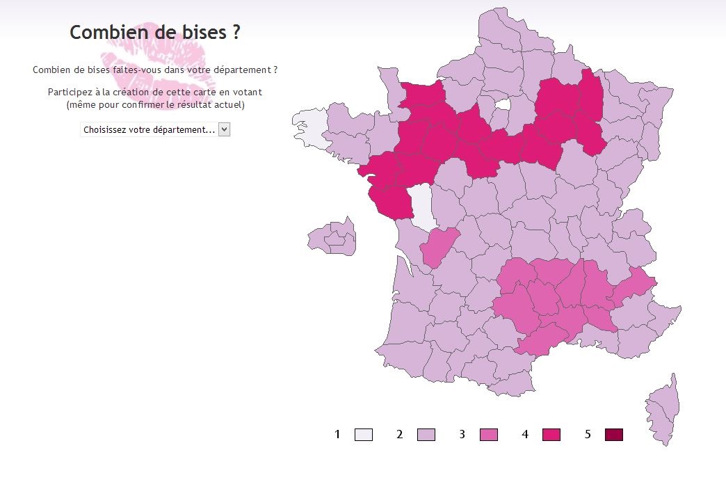 combien de bises faut-il faire 