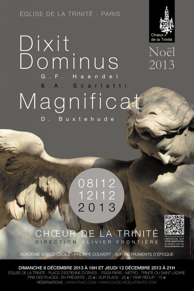 Eglise de la Trinité Concert Dixit Dominus et Magnificat